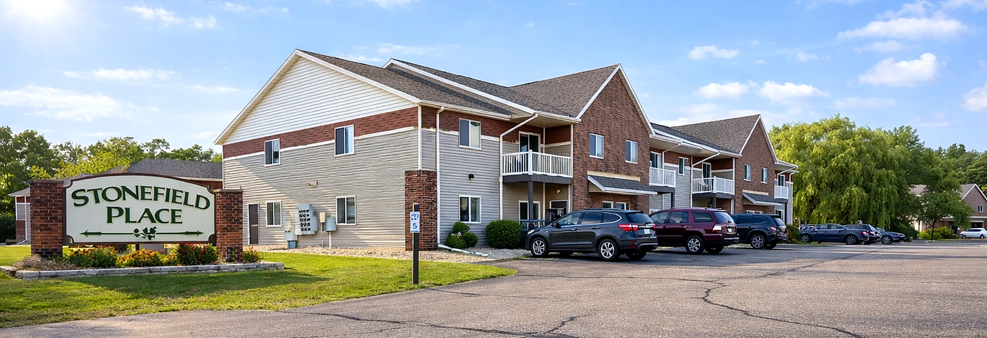 Stonefield Place apartment community in Baraboo, Wisconsin