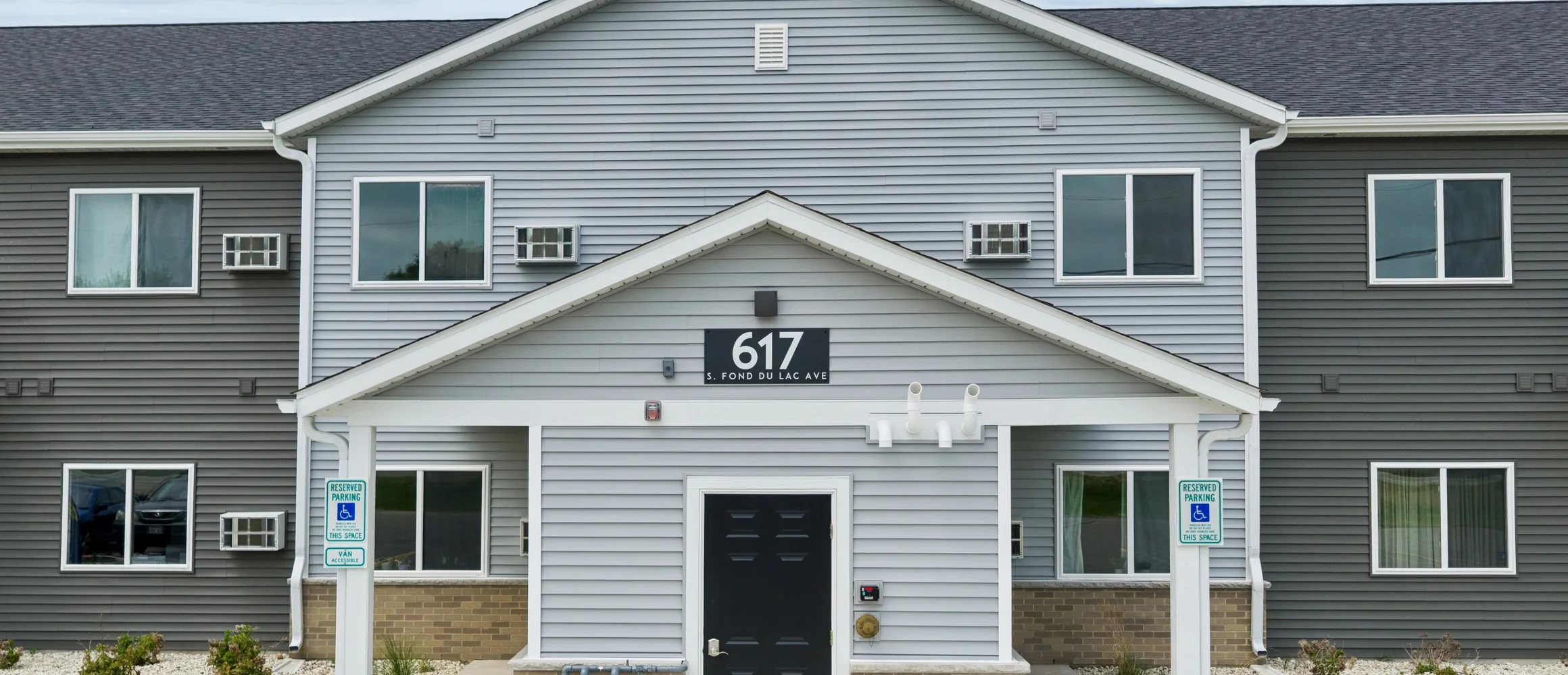 Completed Twin Village Estates apartment building in Campbellsport, Wisconsin — view 3